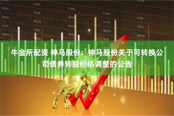 牛金所配资 神马股份: 神马股份关于可转换公司债券转股价格调整的公告